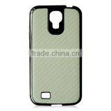 Carbon Fiber Phone Case PC Bottom Phone Shell Protective Back Cover for Samsung s4 thumbnail-4