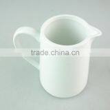 Stock Pure White Porcelain 200ml Milk Pot for Hotel Used thumbnail-2