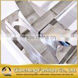 8 Seaters Dining Room Table Marble Top Stainless Steel thumbnail-4