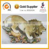 17.5 Inch Resin Craft Decoration Large Lively Animal Lion Statues For Sale thumbnail-2