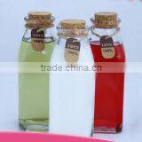 Clear Glass Juice Bottle / Glass Milk Bottle thumbnail-1