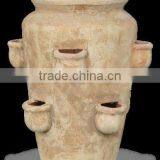 Washed Terracotta Planter Made by Mekong Delta Clays for Garden Collections thumbnail-1