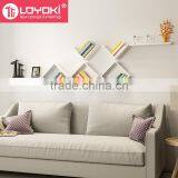 Hot Sale Wall Storage Wall Organizer MDF Square Mount Cube Shelf for DIY Home Decoration thumbnail-4