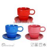 Custom Printed Ceramic Coffee & Tea Set,porcelain Cup & Saucer,wholesale Tea Sets thumbnail-4