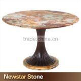 Chinese Popular Polished Onyx Dining Table Marble thumbnail-1