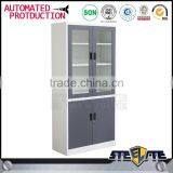 Simple Design in Book Shelf Cabinet Bookcase With Glass Door Models thumbnail-5