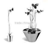 Modern Stainless Steel Metal Large Flower Vases Decoration Flower Tall Vase thumbnail-4