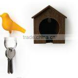 Bird's Nest Key Ring With Whistle Hang on the Wall thumbnail-1