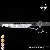 CA-715T 7inch 15teeth mirror polished thinning scissors pet grooming tools