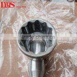 Titanium 7/16" Bi-hex Socket Poker Handle Scaffold Spanner