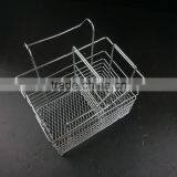 43005 Steel Wire Sink Basket Cutlery Holder Cooking Utensils Storage Kitchen Rack thumbnail-3