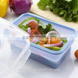 Food Grade Various Styles Collapsible Silicone Lunch Box/ Bento Box/ Food Container thumbnail-2