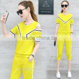 Customized Women's Fitness Sports Tracksuit Running Suit for Women thumbnail-5