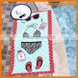 Terry Beach Towel Round Beach Towel Wholesale 150913 thumbnail-1