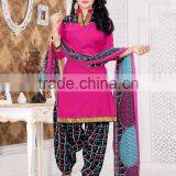Cotton Printed Patiala Readymade Suits thumbnail-1