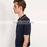 China Factory Trendy Cotton Pique Polo Shirt 100% Hemp Polo Shirt thumbnail-4
