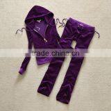 Custom Design Sports Training Set Woman Athletic Dress Women's Winter Velvet Sports Track Suit thumbnail-1