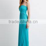 Sexy Strapless Smocked Bodice Gown Perfect Evening Gown thumbnail-5