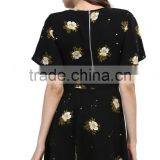 Wholesale Very Hot Women Pretty Multi Color Floral Printed Maxi Dress For Wholesale 2017 thumbnail-4