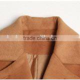 2017 Latest Designs Lady Formal Stripe Winter Long Coat for Women thumbnail-5