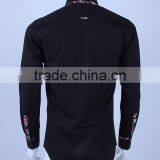 2016 Latest Shirt Design for Men Italian Double Collar Shirts thumbnail-6