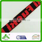 Customized Color and Design Black Red Jacquard Elastic Band thumbnail-2