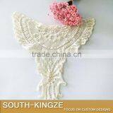DIY Accessories DIY White Collar Cotton Soluble Lace Neckline Sewing Applique thumbnail-4