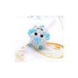 Handmade Crystal 3d Beaded Pig Iphone5 Charm thumbnail-2