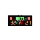Electronic digital basketball scoreboard