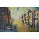 Streetview Impression Oil Painting Home Decor Art thumbnail-3