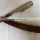 Wooden Handle Shaving Razor With Stainless Steel Blade