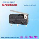 Greetech G9 10A 125V 250V AC Short Straight Lever Solder Terminal Sealed Micro Switch thumbnail-1