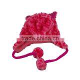 Wholesale Knitted Latest Custom Ski Beanie Hats With a Ball