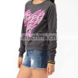 CHEFON Reckless Love Cozy Fleece Knit Heathered Pullover CH0049 thumbnail-1