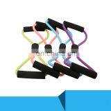 Gym Club Use Fitness Yoga 8 Shape Latex Digital Resistance Band Tube thumbnail-3