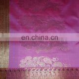 Women's Dress Saree Zari Work Pallu Silk Sari Wedding Indian Dress thumbnail-4