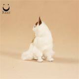2019 Heze Factory High Quality Simulation Animals Cat Furry Cat Toy thumbnail-4