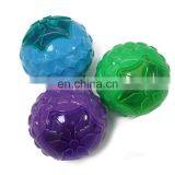 Flashing Glow in The Dark Interactive Pet Toys Diamond Shape LED Light up Squkey Dog Ball thumbnail-2