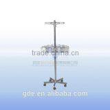 Wholesale Metal Chrome Movable 2 Tiers Display Hanging Rack