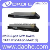 16 ports Cat5 KVM switch over IP