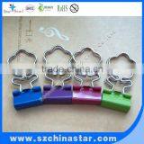 Beautiful Flower Metal Binder Clips thumbnail-1