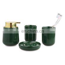 Modern Matte Grey Bathroom Accessory 4-piece Ceramic Bathroom Set High Quality Cost-effective Bathroom Accessory thumbnail-1