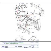 OEM LR035104 LR035105 Car Rear Bumper Bracket for Land Rover Range Rover Evoque Bumper Holder thumbnail-4