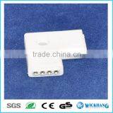 4 Pin 2 Reels Strip to Strip L Shape Female Connector for RGB LED Flexible Strip thumbnail-2