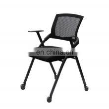 2021 Factory Manufacturer High Quality Cheap Price Foldable Conference Chair Desk Writing Training Office Chair With Desk thumbnail-4