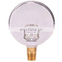 Factory Direct Supply 0-10 MPA 63 MM Dial Size SS 304 Dial Plate With G 1/4 Brass Fitting Connect Pressure Gauge thumbnail-5