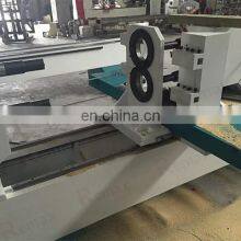 Wooden Stair Balusters Furniture Legs Double Axis CNC Wood Lathe Machine thumbnail-3