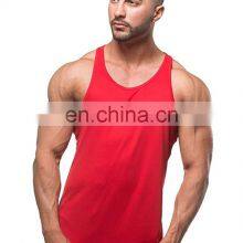 Wholesale 2022 Tank Tops 100% Cotton/Polyester Custom Gym Men's Fitness Tank Top thumbnail-2