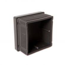 Outdoor Courtyard Accessories, Balcony Guardrail Accessories Aluminum Alloy Fence Post Cap Base thumbnail-4