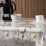 #DP028C Thick High Bar Cocktail Plastic Fancy Wedding Tablecloth